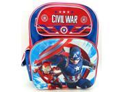 Backpack - Marvel - Captain America Civil War 3D 16" New 