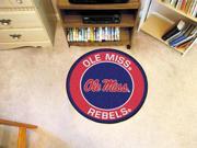 Fanmats University Of Mississippi (ole Miss) Rebels Roundel Mat