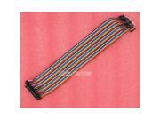40pcs 30cm Dupont Wire Connector Cable 2.54mm Male to Male 1P 1P