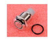 Green 16 mm speaker metal push button switch with a light switch