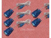 5PCS USB TO serial line USB TO RS232 9 needle serial conversion line
