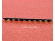 10PCS 2.54mm 2 x 40 Pin Male Double Row Right Angle Pin Header Strip