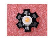 5PCS 3W Pink High Power LED 50 70LM SMD 2200 2300K Aluminum Substrate