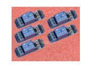 5pcs 5V 1 Channel Relay Module with Optocoupler High Level Triger for Arduino