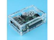 Acrylic Shell Case Box Compatible with Raspberry Pi B Expansion Board
