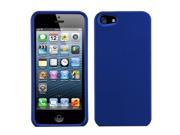 Apple iPhone 5S 5 Titanium Solid Dark Blue Phone Protector Case Cover