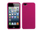 Apple iPhone 5S 5 Titanium Solid Hot Pink Phone Protector Case Cover