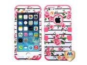 Apple iPhone 5S 5 Pink Fresh Roses Electric Pink TUFF Hybrid Case Cover