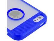 Blue Crystal TPU Hybrid TPU Case Cover for Apple iPhone 5 5S