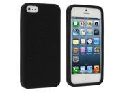 Black Earth Silicone Soft Skin Case Cover for Apple iPhone 5 5S