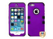 Apple iPhone 5S 5 Hard Grape Black TUFF Hybrid Phone Case Cover