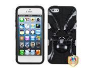Apple iPhone 5S 5 Carbon Fiber Black Spiderbite Hybrid Case Cover