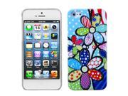 Apple iPhone 5S 5 Patchwork Flowers Phone Back Protector Case Cover