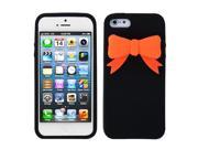 Apple iPhone 5S 5 Black Bow Skin Case Cover