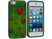 Lady Bug TPU Design Soft Case Cover for Apple iPhone 5 5S
