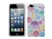 Apple iPhone 5S 5 Rainbow Bigger Bubbles Diamante Phone Case Cover
