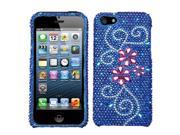Apple iPhone 5S 5 Juicy Flower Diamante Protector Case Cover