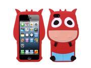 Apple iPhone 5S 5 Red Cow Pastel Skin Case Cover