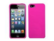 Apple iPhone 5S 5 Solid Shocking Pink Phone Protector Case Cover