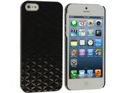 Black Triangle Crystal Hard Back Cover Case for Apple iPhone 5 5S