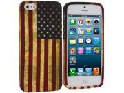 USA Flag TPU Design Soft Case Cover for Apple iPhone 5 5S