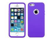 Apple iPhone 5S 5 Purple Visible book style Candy Skin Case Cover