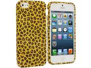 Yellow Leopard TPU Design Soft Case Cover for Apple iPhone 5 5S