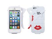 Apple iPhone 5S 5 White Sexy Boom Pastel Skin Case Cover