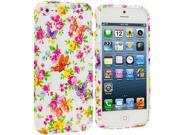 Colorful Flower TPU Design Soft Case Cover for Apple iPhone 5 5S