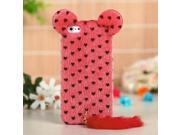 Apple iPhone 5S 5 Love Hearts Red Fox Phone Back Protector Case Cover