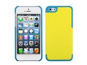 Apple iPhone 5S 5 Hard Yellow Hard Tropical Teal MyDual Back Case Cover