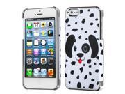 Apple iPhone 5S 5 Dotted Dalmatian Silver Plating MyDual Back Case Cover