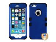 Apple iPhone 5S 5 Titanium Dark Blue Black TUFF Hybrid Phone Case Cover