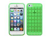 Apple iPhone 5S 5 Dr Green Argyle Candy Skin Case Cover