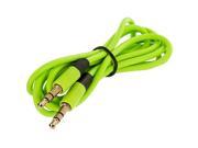 Neon Green Solid Auxiliary Cable 3FT