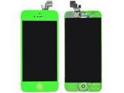 LCD Touch Screen Digitizer Replacement Display Assembly Home Button for iPhone 5 Green