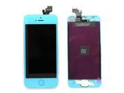 LCD Touch Screen Digitizer Replacement Display Assembly Home Button for iPhone 5 Baby Blue