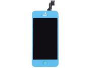 Blue Glass Panel LCD Display Touch Screen Digitizer Assembly Replacement Compatible with Home Button for iPhone 5C