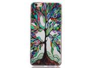 Protective Case Soft Flexible TPU Transparent Skin Scratch Proof Case for iPhone 6 4.7 inch Tree
