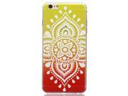 Plastic TPU Case Cover for Iphone 6 Henna Ojibwe Dream Catcher Ethnic Tribal For iphone 6 5.5 inch Screen Yellow red