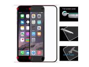 Full Screen Covered 0.26mm 2.5d 9h Ultra Thin Colored Tempered Glass Screen Protector For iPhone 6 4.7 inch Black
