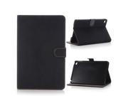 Classical Magnetic Flip Stand Leather Smart Cover Case With Wake Sleep Function For iPad Mini 4 Black