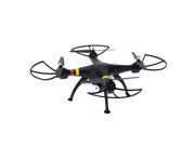 FPV Real-time Video Wi-Fi Transmission 2.4G 6 Axis Gyro 4 CH RTF RC Quadcopter with 2.0MP HD Camera - Black