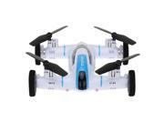 360 Degree Flips Function 2.4G 4CH 6-Axis Gyro RC Quadcopter Air-Gronud Flying Car - White