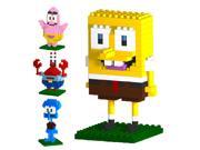 LOZ Spongebob Mr.Crab Squidward Patrick Star Diamond Block DIY Brick Toys 4-Box 500Pcs