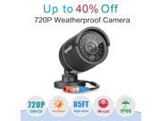 SANNCE HD 720p Video Security Camera with IR cut Night Vision LEDs and IP66 Weatherproof Metal Housing