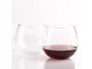Wine Enthusiast Pinot Noir Stemless Wine Glasses Set of 4