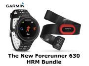 Garmin Forerunner 630 GPS Watch Black Bundle Smartwatch HRM Heart Rate Monitor Sport Running Athlete New Latest Model 2016 edition