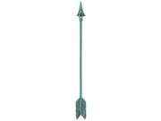 Rustic Blue Metal Arrow Wall Decor