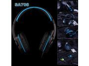Brand Sades SA708 Gaming Stereo Headphone Headband Headset With Microphone For Computer PC Game Bass Noise Cancelling Headphones